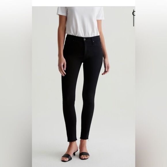 AG Adriano Goldschmied Black Skinny Jeans - Picture 1 of 16